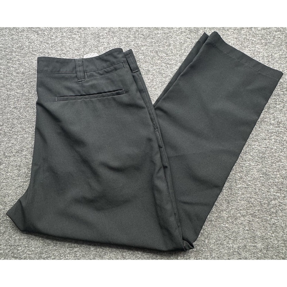 Bluffworks Pants Mens 38x30 Black Original Regular Fit NYC Polyester Travel Work